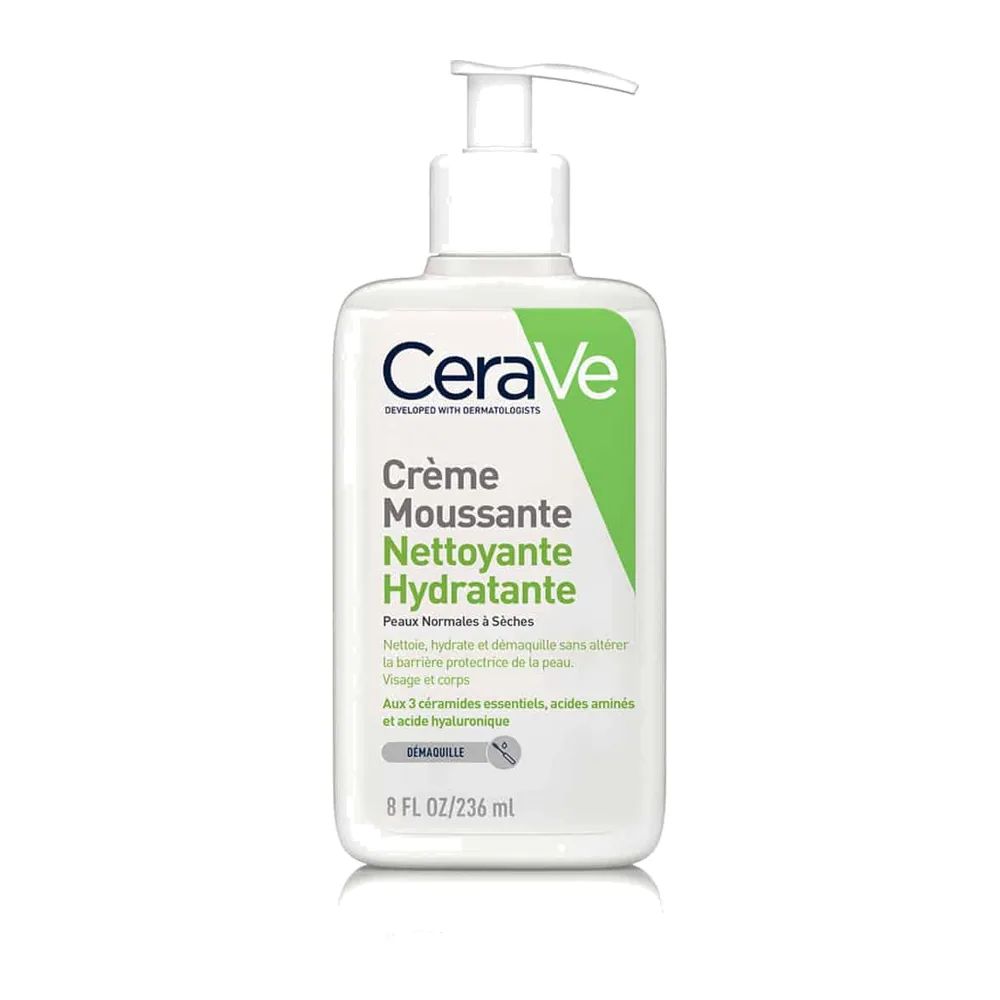 Crème Moussante Nettoyante Hydratante 236ML