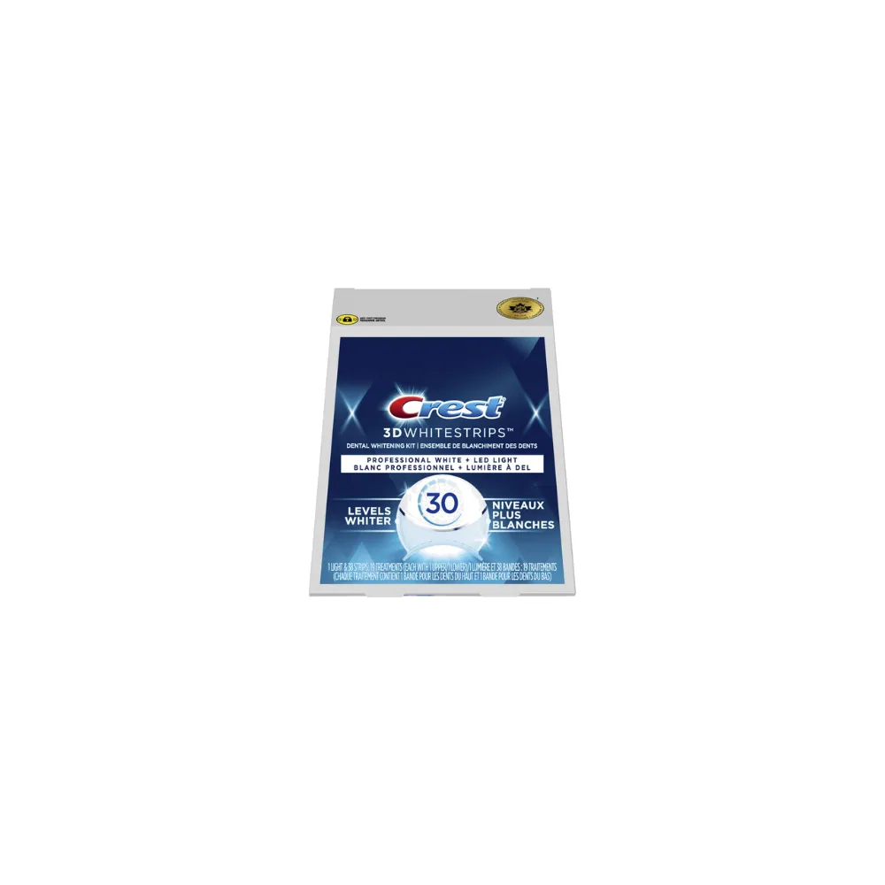 Crest 3d White Strips + Led Lights Pack 38 Bandes