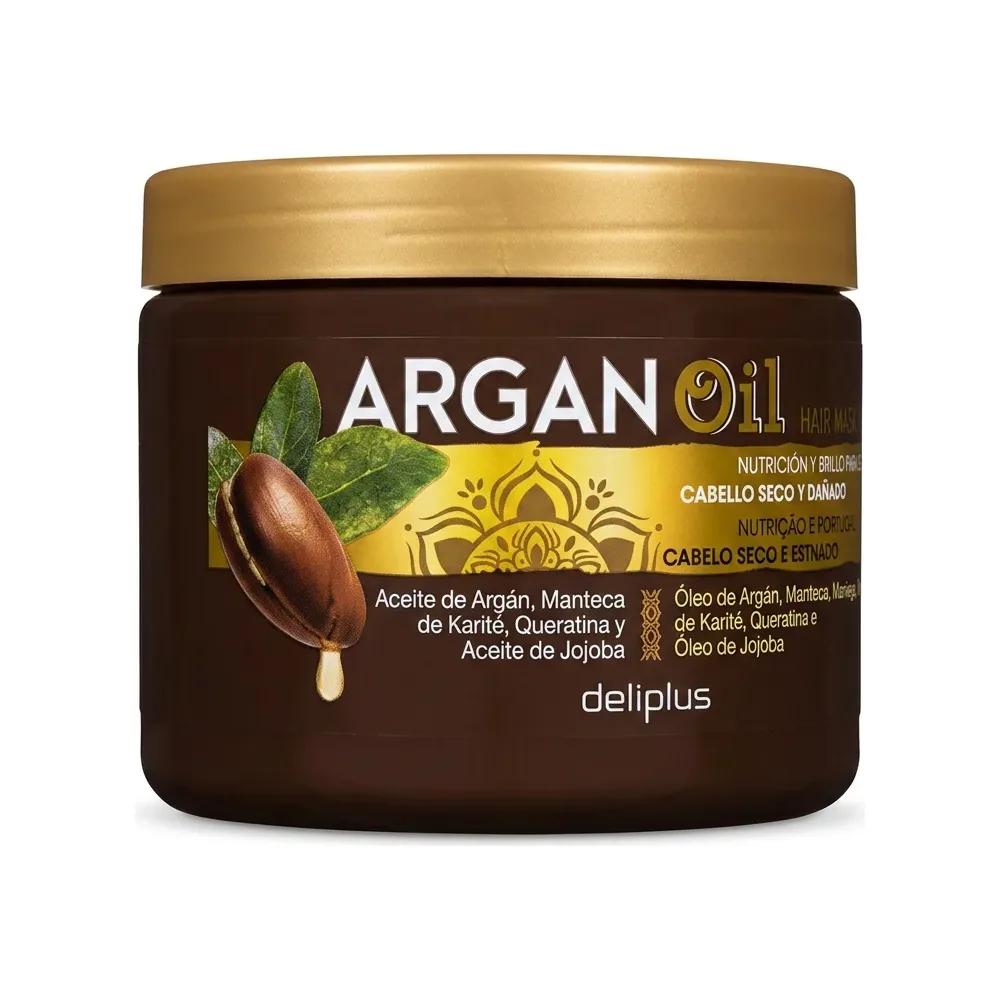 deliplus – Argan Oil Mascarilla Nutritiva – Nutrición y Reparación Capilar