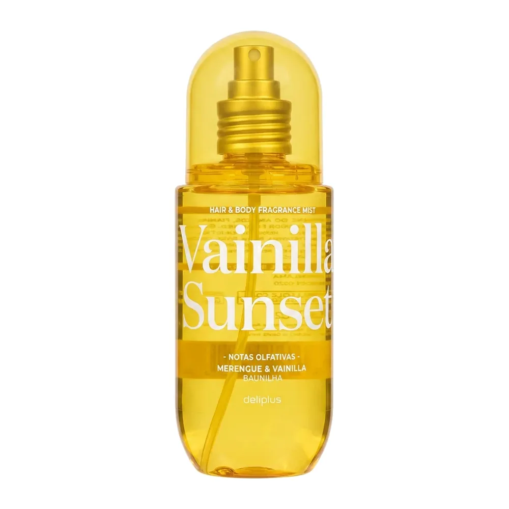 Deliplus – Vanilla Sunset – Brume Parfumée Corps & Cheveux