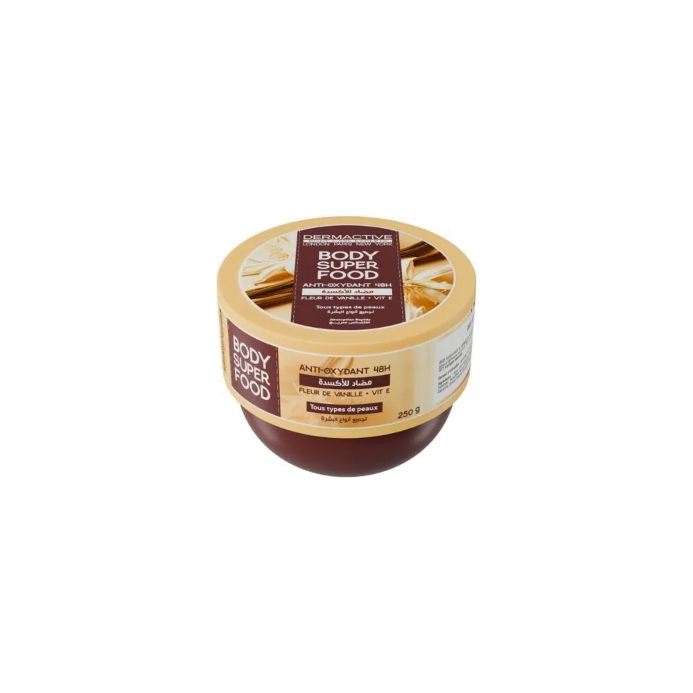 Dermactive Body Super Food Fleur De Vanille+vit E 250g