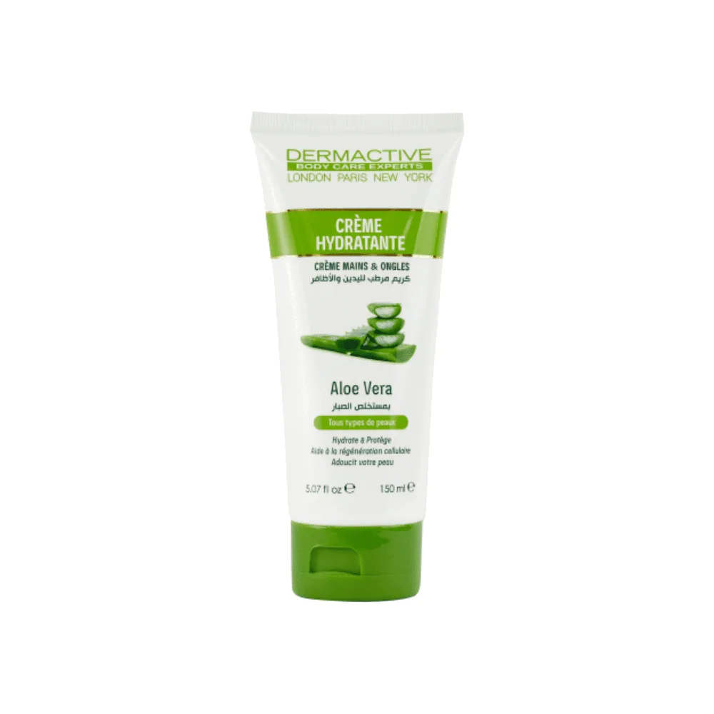 Dermactive Crème Hydratante Mains Ongles Aloe Vera 150ml