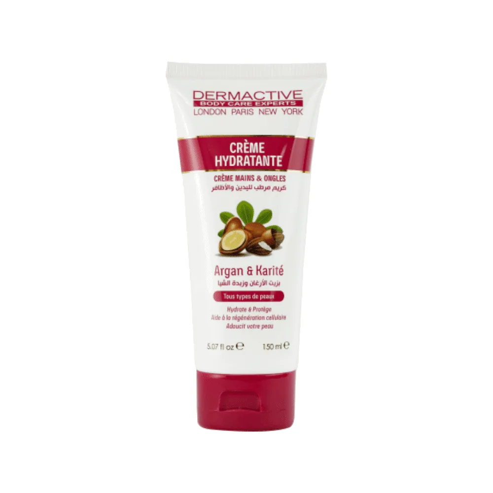 Dermactive Crème Hydratante Mains & Onlges Argan & Karité 150ml