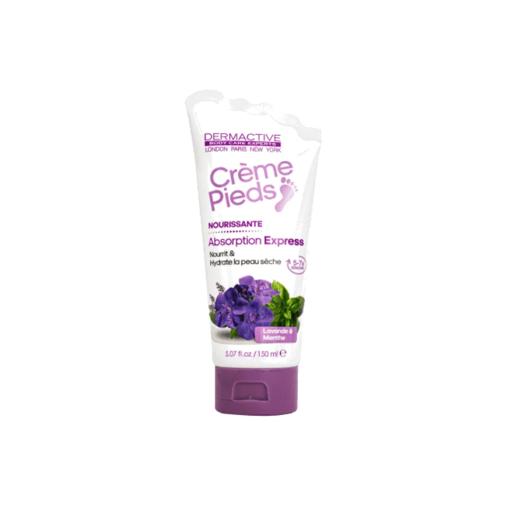 Dermactive Crème Pieds Nourissante Lavande Menthe 150ml
