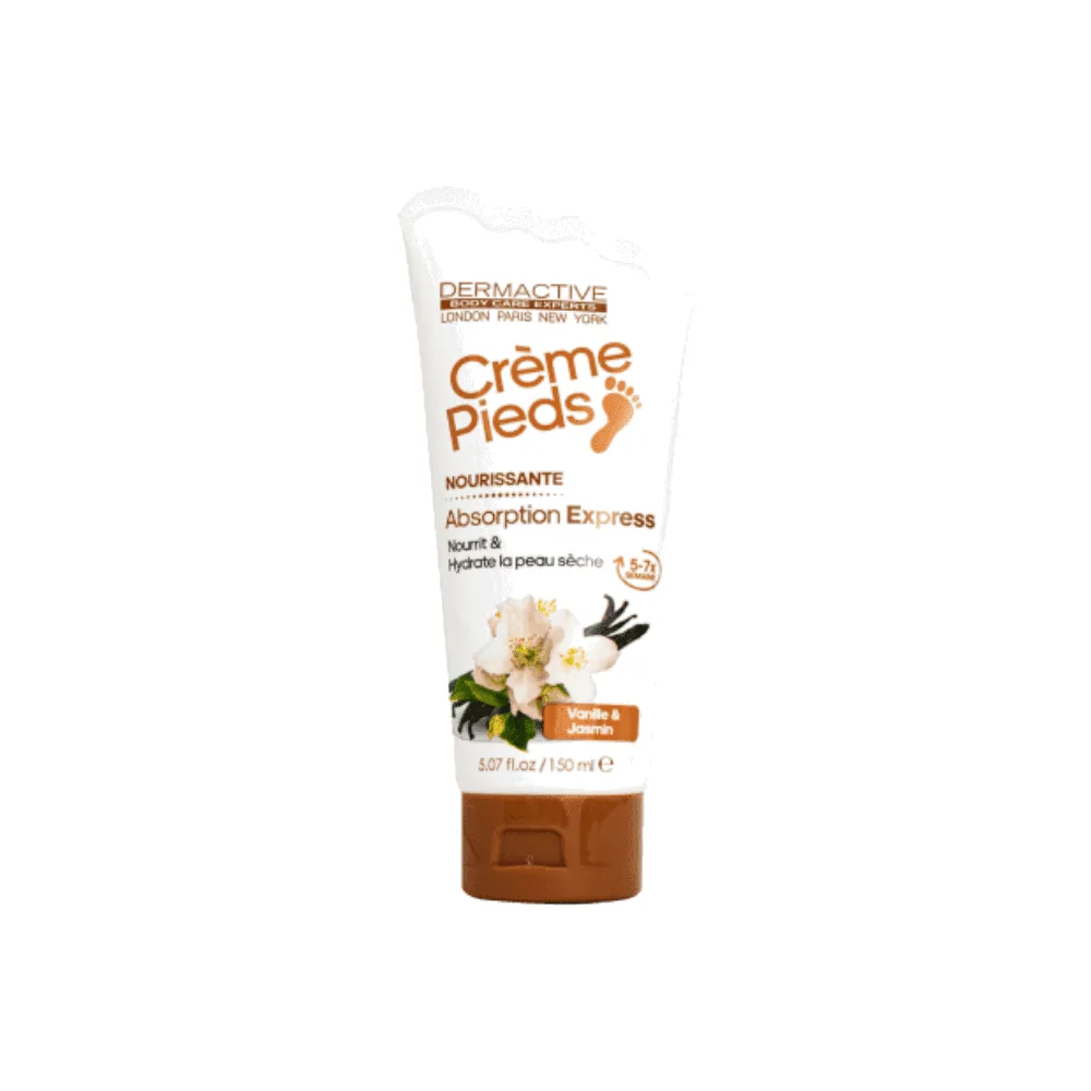Dermactive Crème Pieds Nourisssante Vanille & Jasmin 150ml