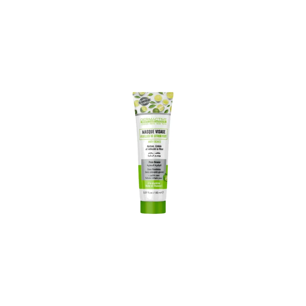 Dermactive Masque Visage Feuilles De Citron Vert 150ml