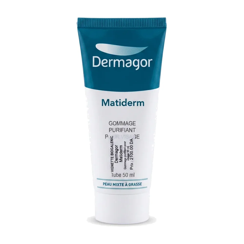 Dermagor – Matiderm – Gommage purifiant visage – 50 ml