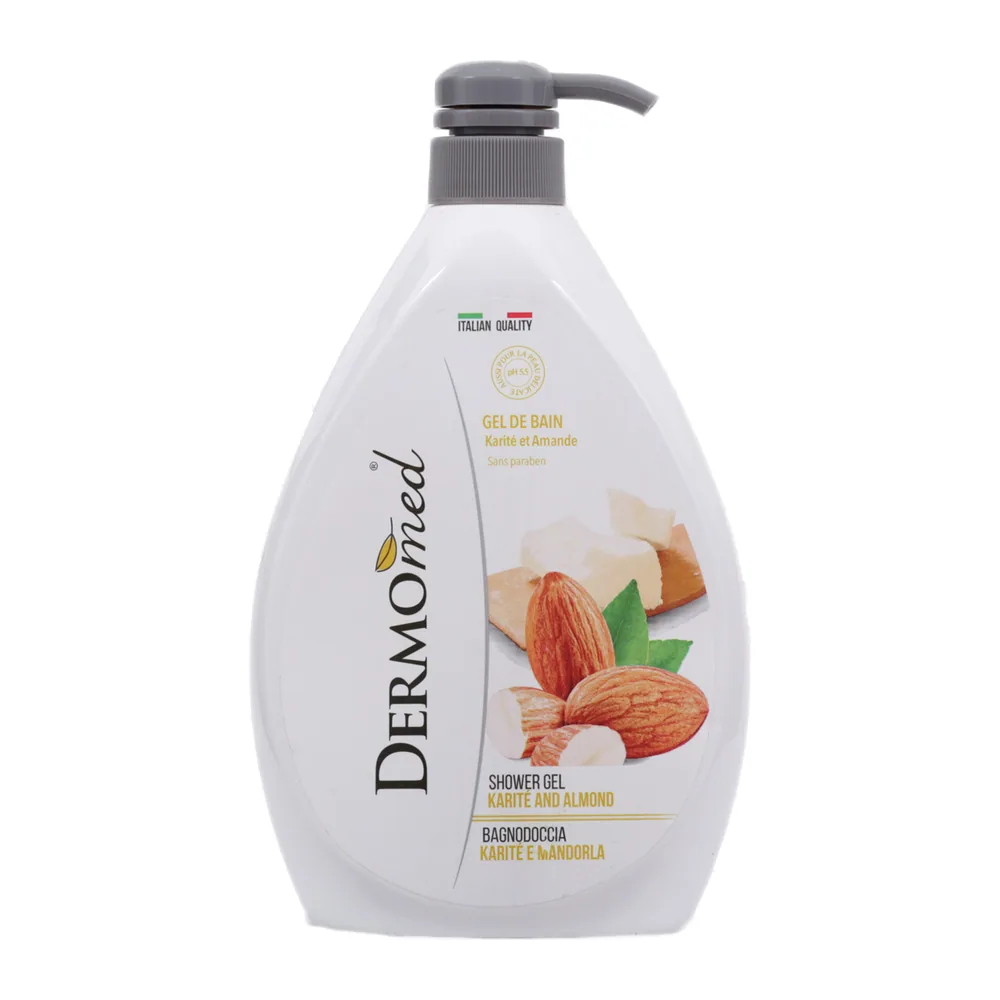 Dermomed Gel De Bain Karite Amande 1000Ml