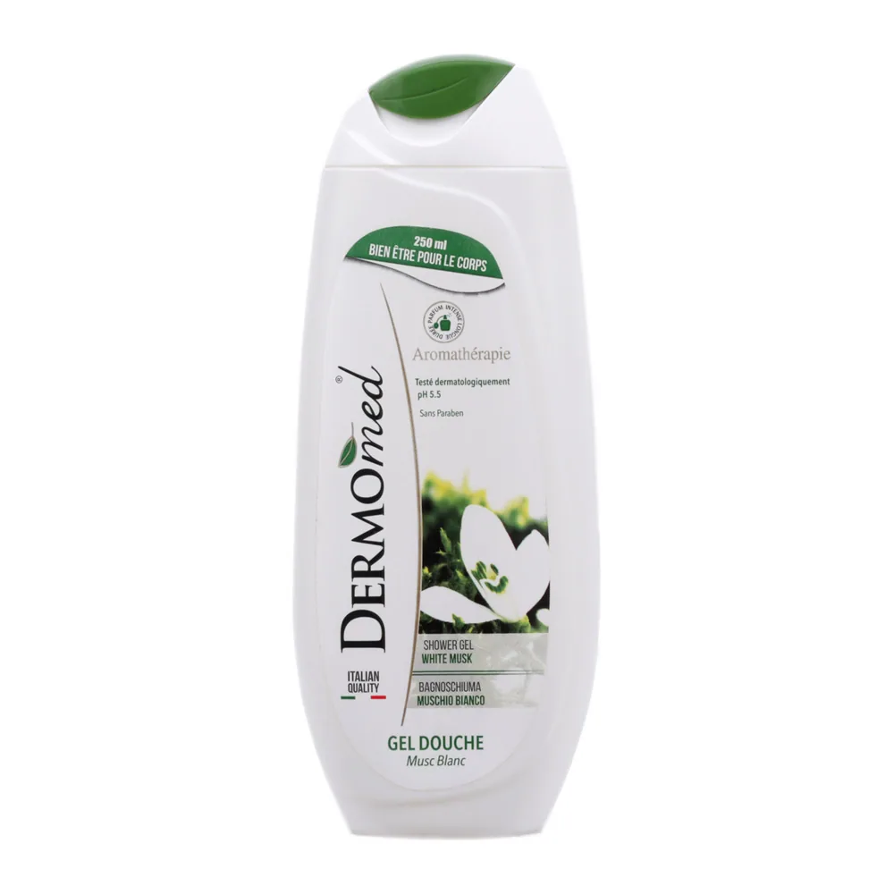 Dermomed Gel Douche 250Ml Musc Blanc