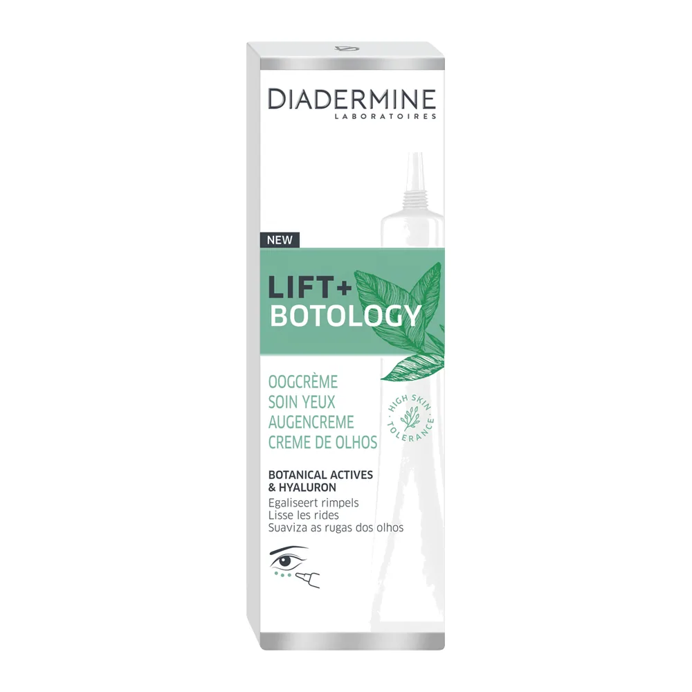Diadermine – Lift+ Végétal Actif – Soin des Yeux Anti-Rides — Soin Anti-Age -Acide Hyaluronique Végétal et Actifs Botaniques 15ml