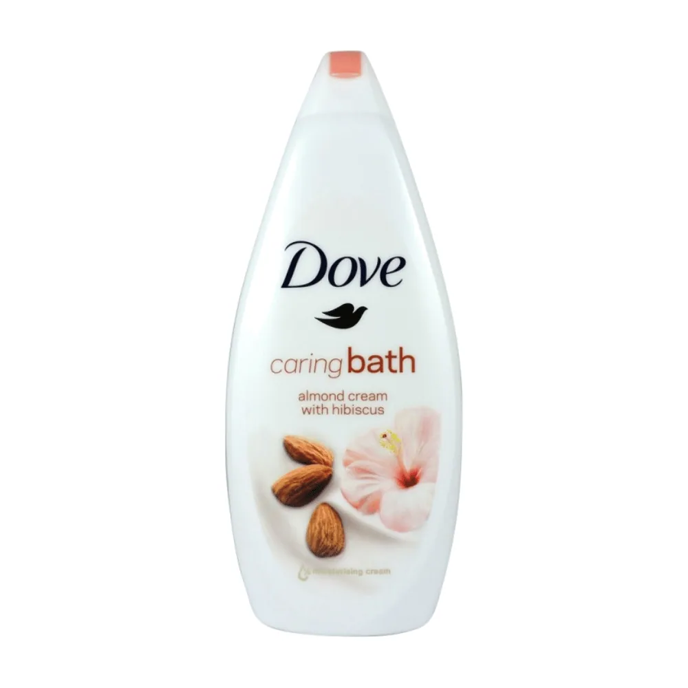 Dove Caring Bath Almond Cream With Hibiscus 750ml