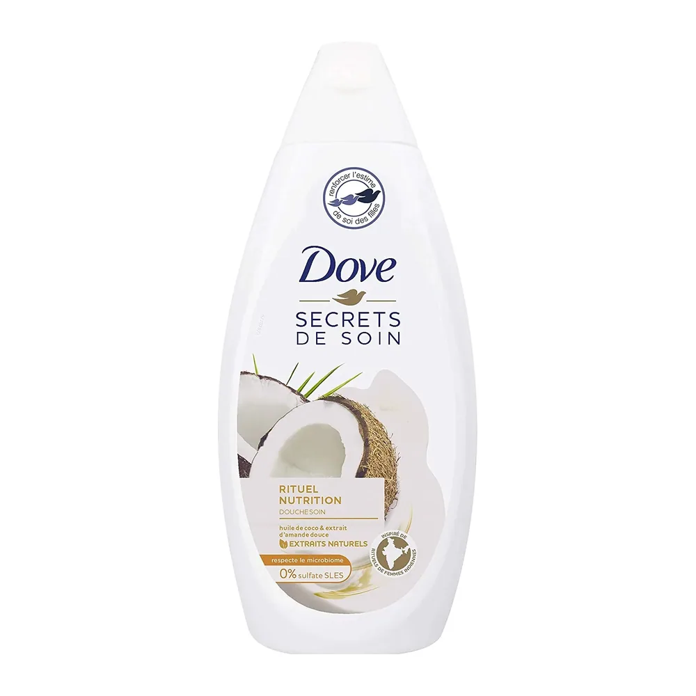 DOVE Gel Douche Secrets de Soin Coco et Lait d’Amande 500ML