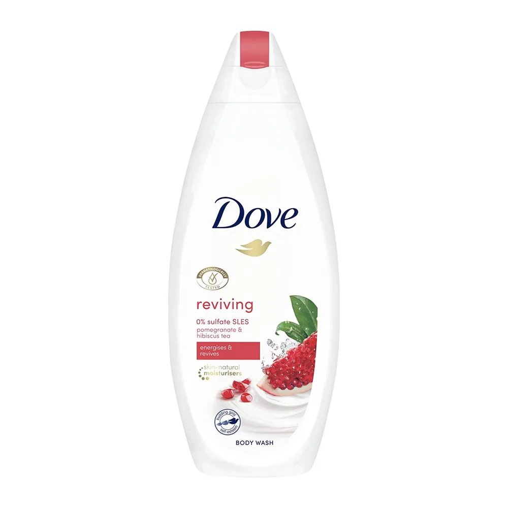 DOVE Gel Douche Soin Revitalisant Grenade et Thé d’Hibiscus 500ml