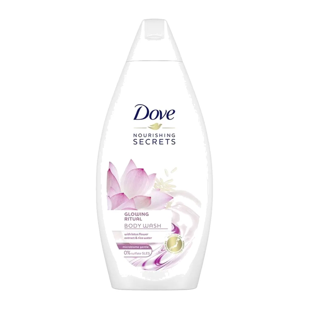 Dove Soin Douche Rituel Éclat Fleur De Lotus & Huile De Riz 500ml