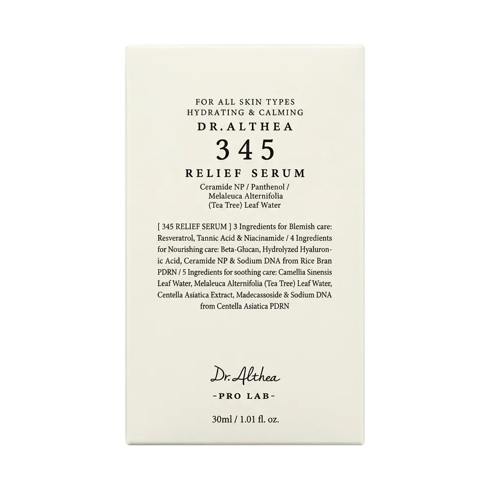 Dr. Althea – 345 Relief Serum – Hydratant & Apaisant – 30ml / 1.01 fl. oz.