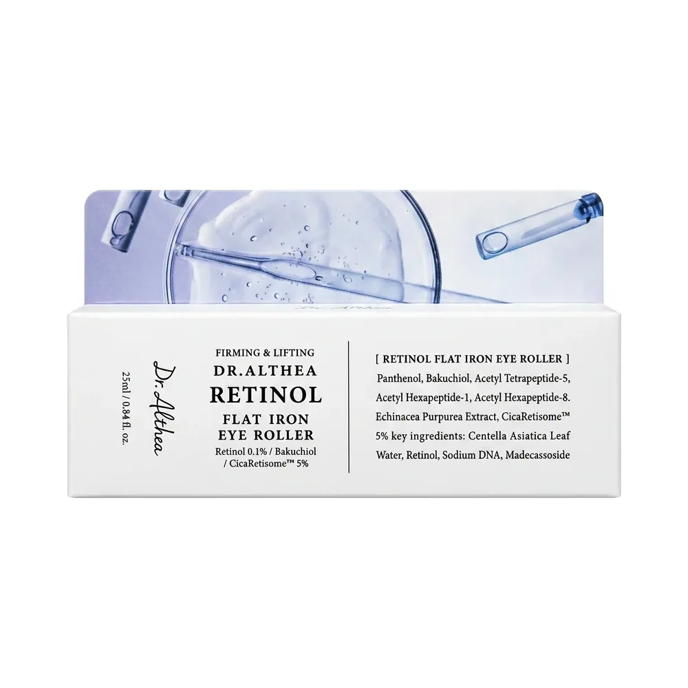 Dr. Althea – Retinol Flat Iron Eye Roller – Anti-âge, Lissant – 25ml