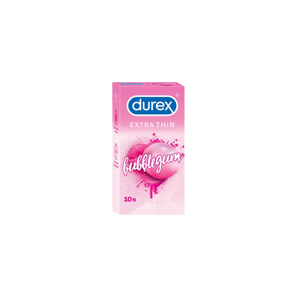 Durex Extra Thin Bubblegum B/10