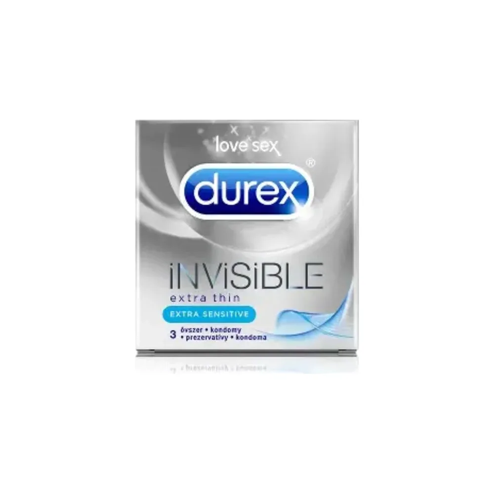 DUREX INVISIBLE Préservatifs boite de 03 Unité