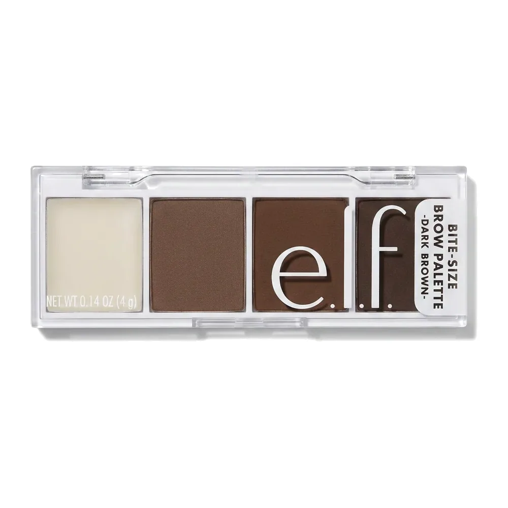 e.l.f. – Bite-Size Brow Palette – Dark Brown – Définition & Couleur – 0.14 oz (4 g)