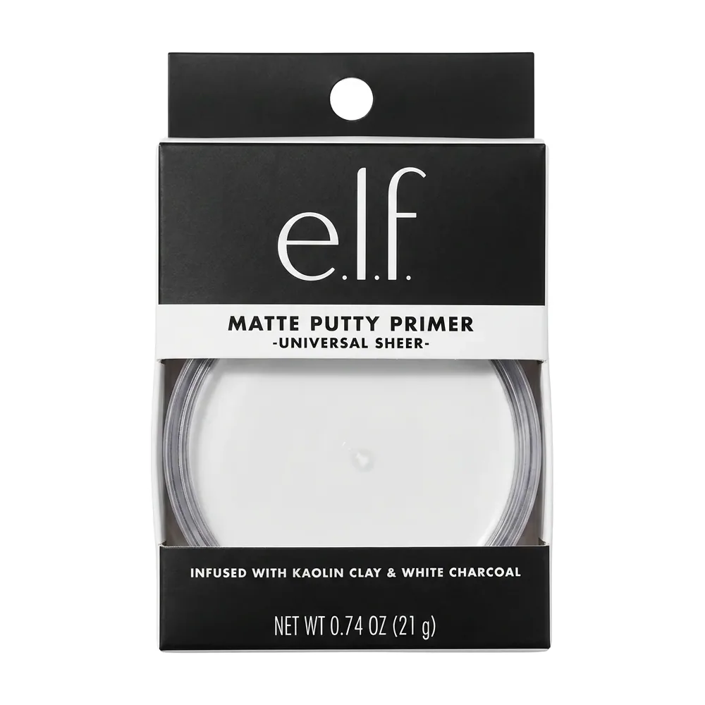 e.l.f. – MATTE PUTTY PRIMER – Teint matifié et lisse – 0.74 OZ (21 g)