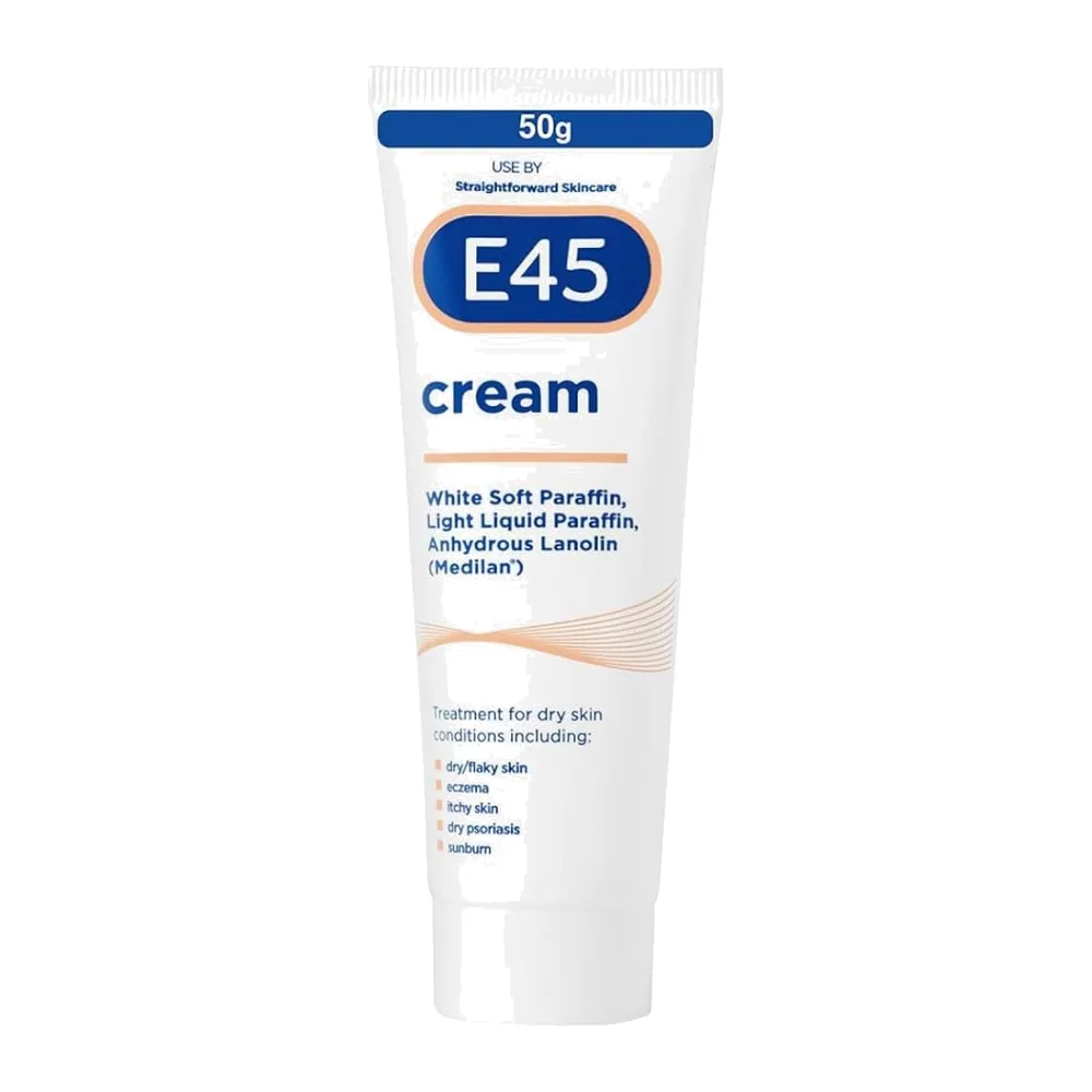 E45 Crème White Soft Paraffin 50g