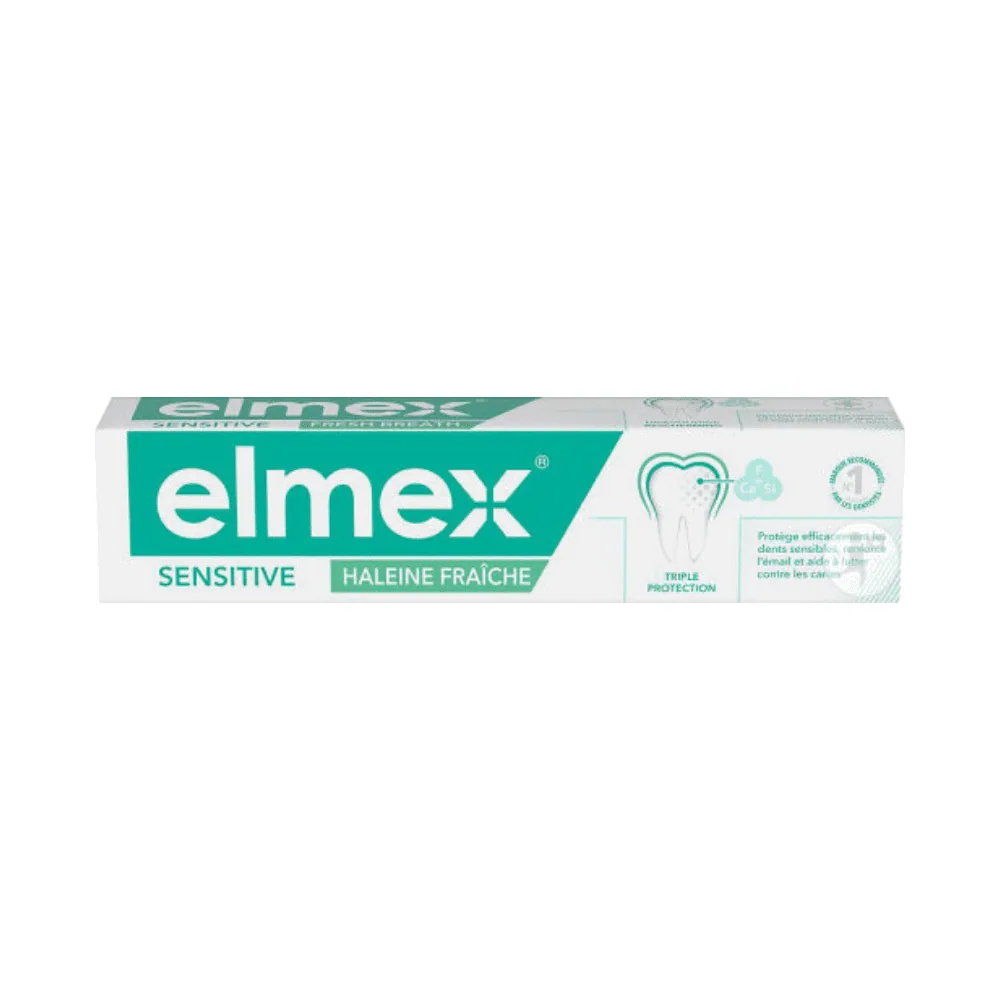 Elmex Dentifrice Sensitive Haleine Fraiche 75ml