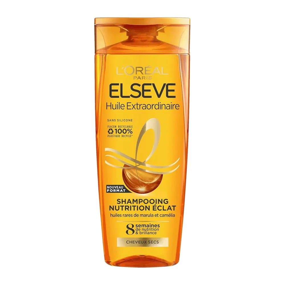 Elseve Shampooing Huile Extraordinaire Cheveux Sec Ternes 300Ml