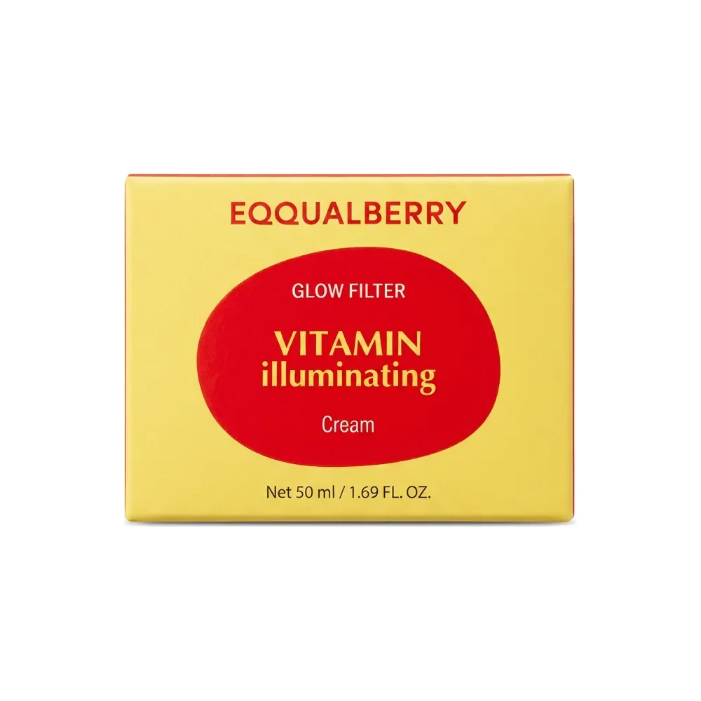 EQQUALBERRY – GLOW FILTER VITAMIN illuminating Cream – Boost d’éclat – 50 ml