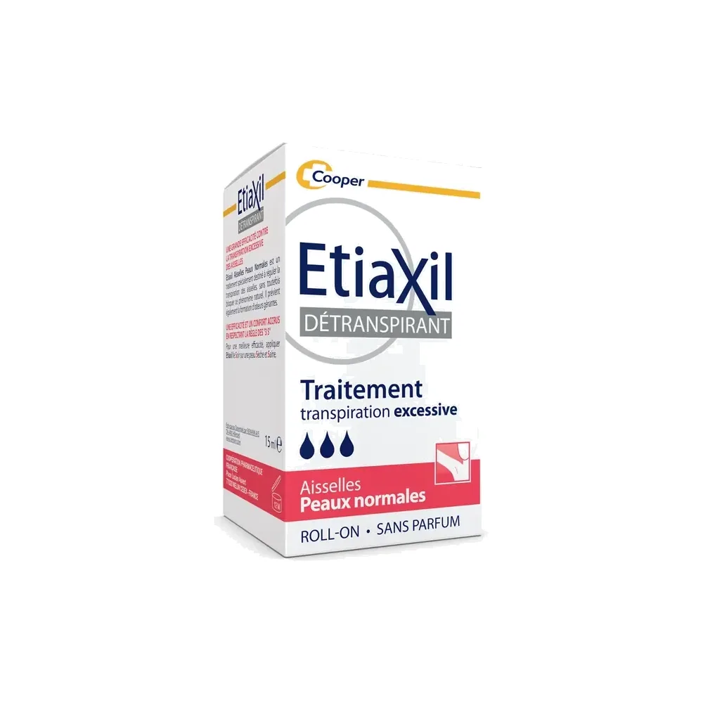 Etiaxil Déotranspirant aisselle - peaux normales - 15ml