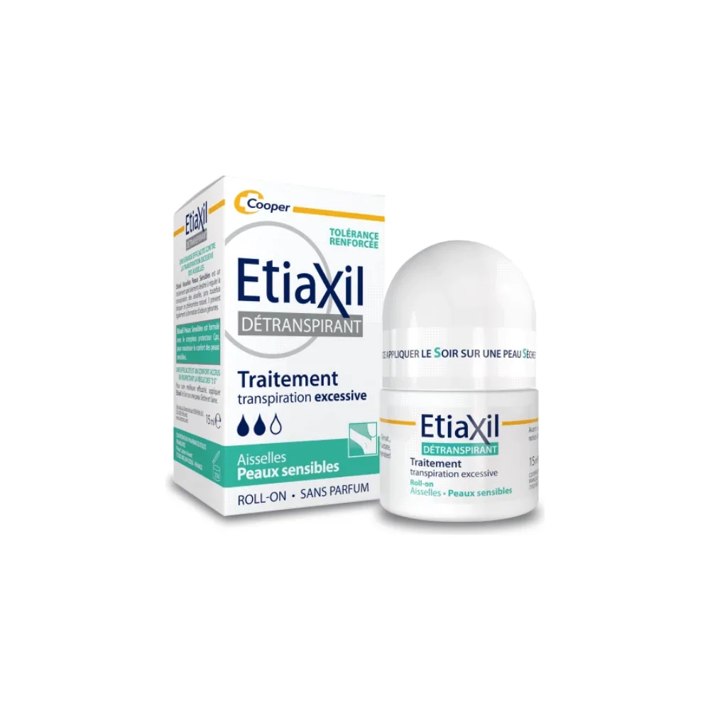 Etiaxil Roll On Peaux Sensibles Transpiration Excessive 15ml