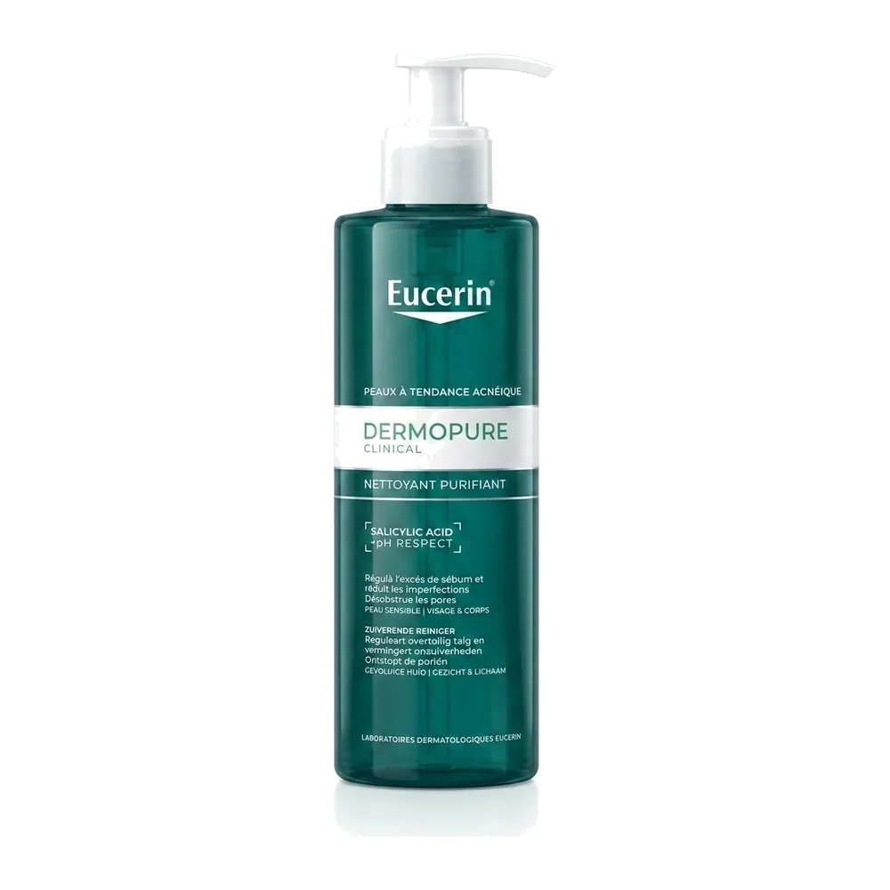 Eucerin – DermoPure CLINICAL Nettoyant Purifiant – Réduit les imperfections