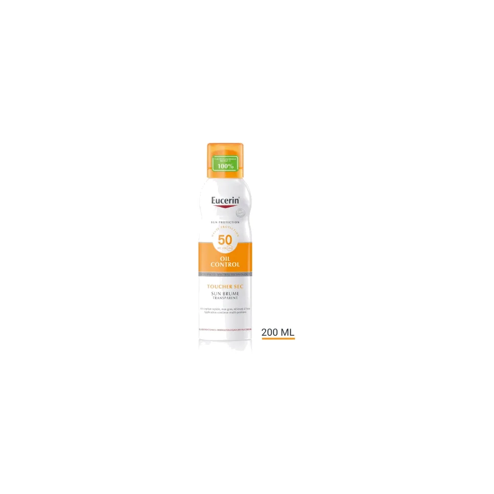 Eucerin Oil Control Sun Brume Transparant Spf50 200m