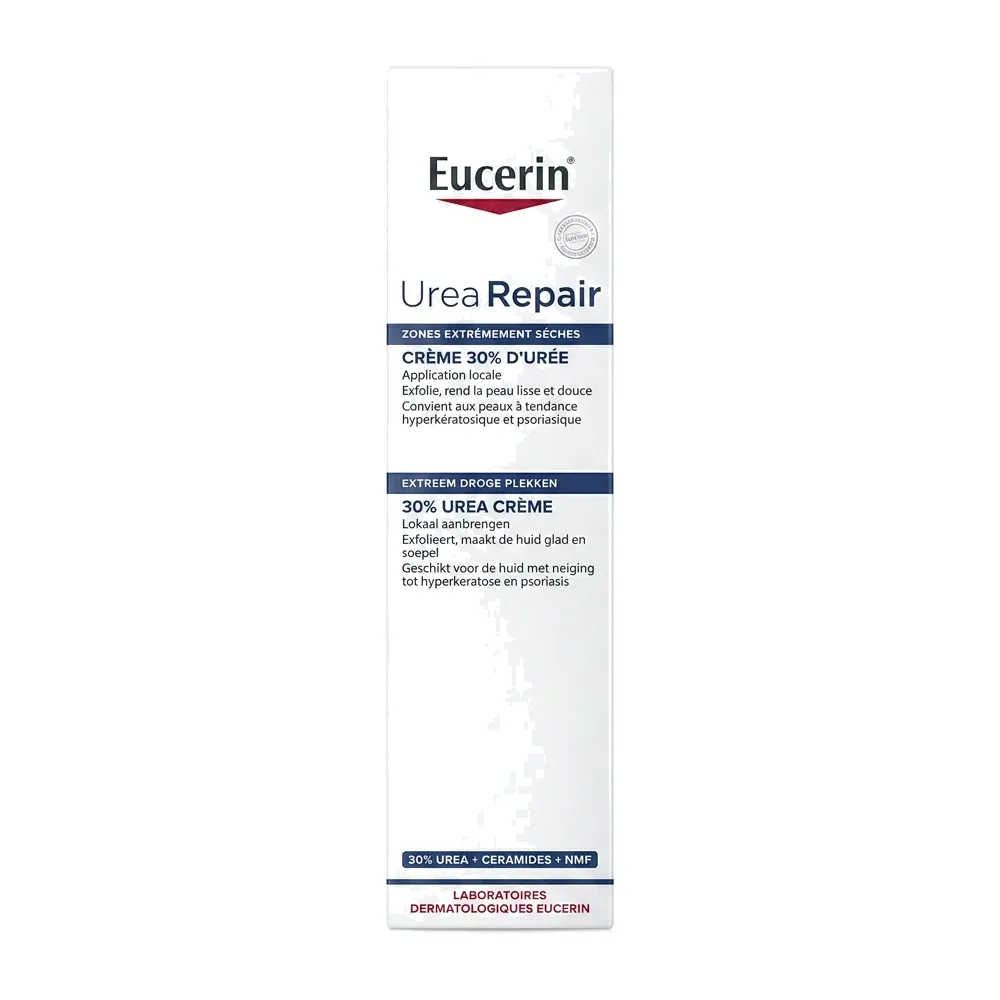 Eucerin – Urea Repair Crème 30% D’Urée – Soin intensif peaux très sèches – Non visible
