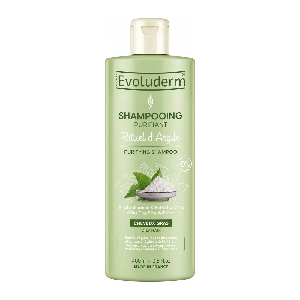 Evoluderm Shampooing Purifiant Rituel D’Argile 400ml