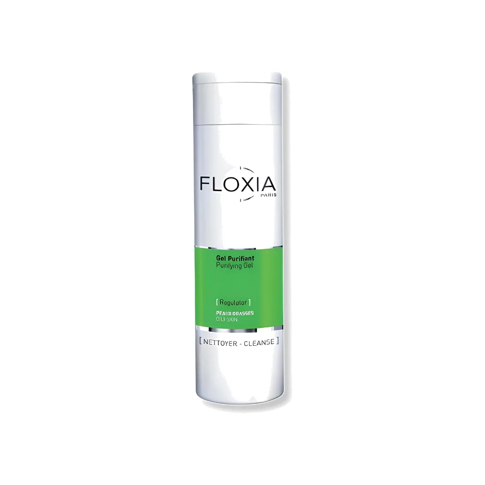 FLOXIA Gel Nettoyant Purifiant pour Peaux Grasses 200ml