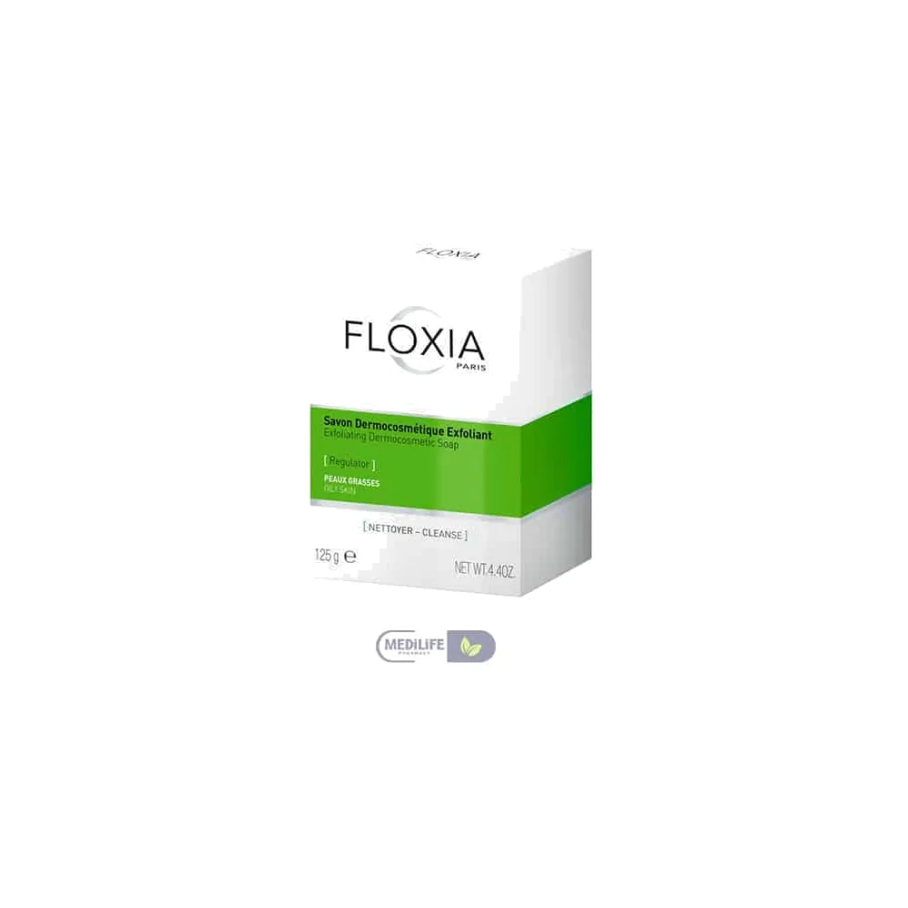 Floxia Savon Dermocosmétique Exfoliant peaux grasses