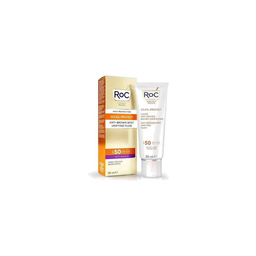 Le fluide unificateur anti-taches brunes RoC Soleil-Protect SPF 50+ (50 ml)