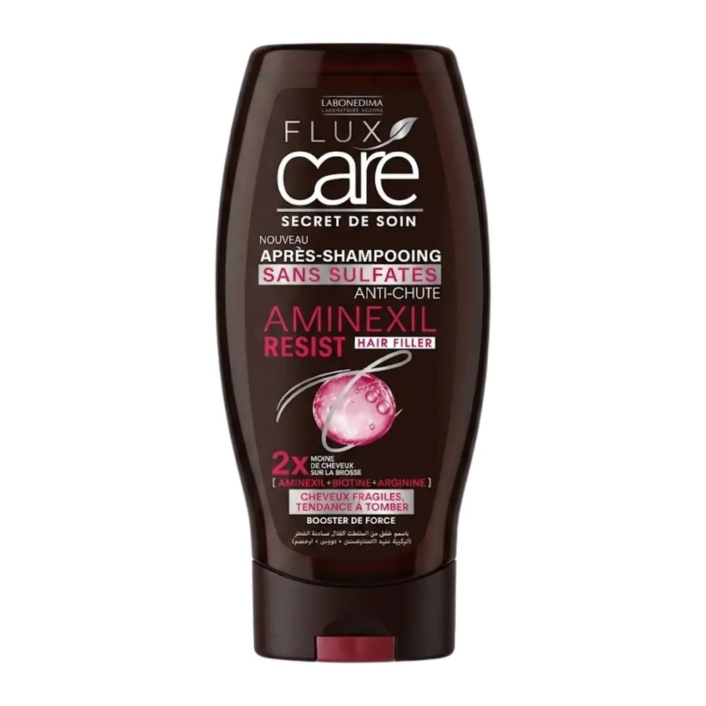 Flux Care Apres Shampooing Sans Sulfate Aminexil Resist Cheveux Fragile Tendance A Tomber 250Ml