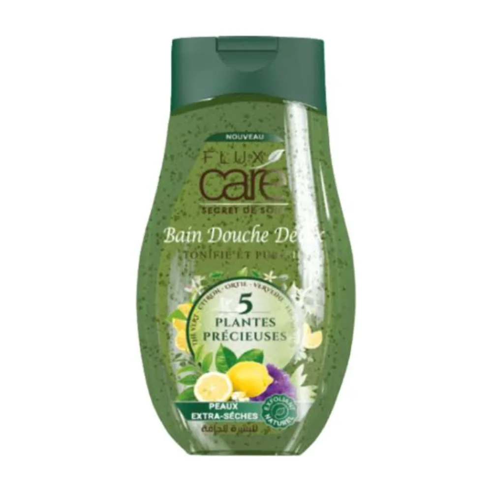 Flux Care Bain Douche Détox 5 Plantes 245ml