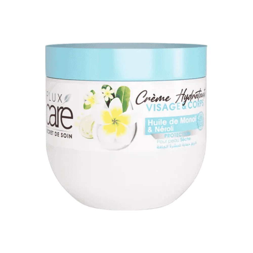Flux Care Crème Hydratante Huile De Monoi & Néroli 370ml