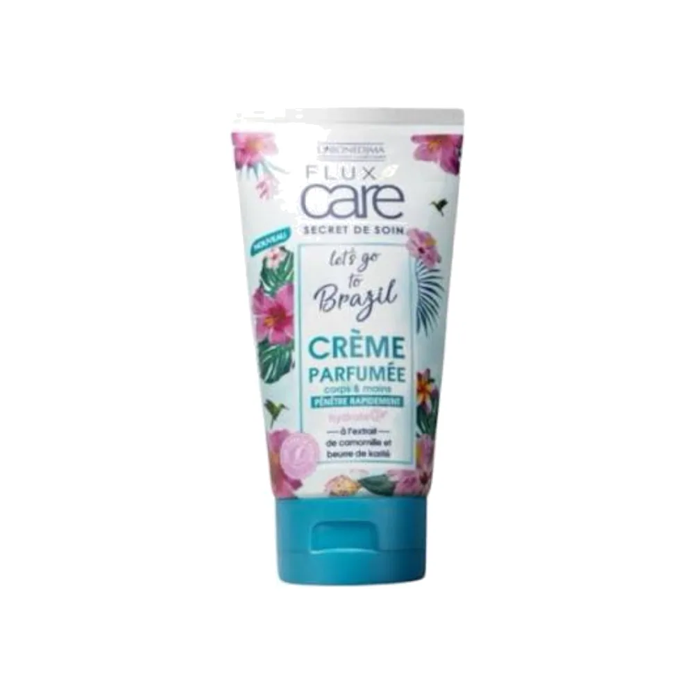 Flux Care Crème Parfumee Corps&mains Camomille Et Beurre De Karite 150ml