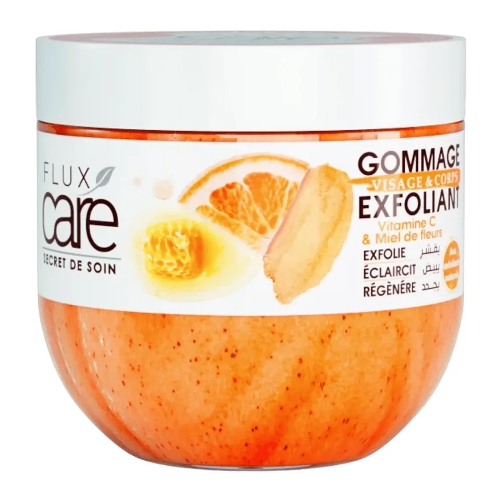 Flux Care Gommage Visage Et Corps Vitamine C Miel De Fleurs