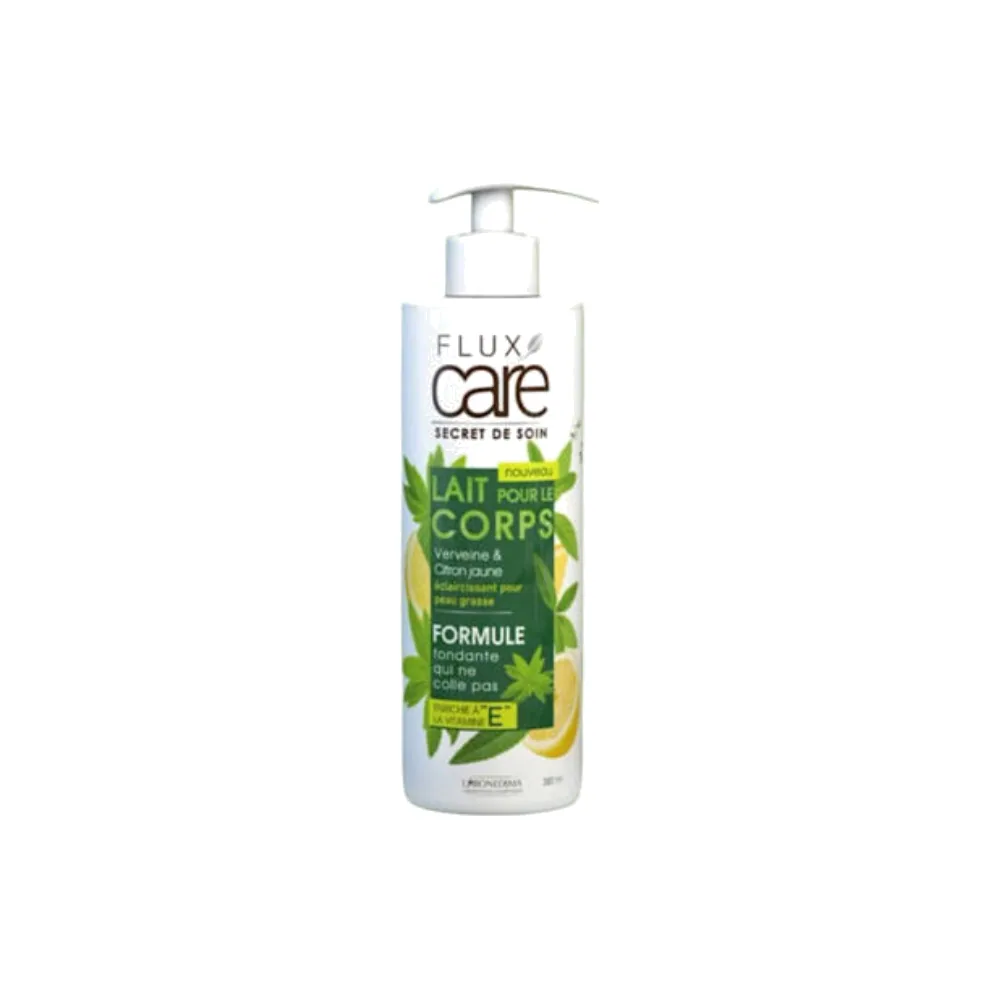 Flux Care Lait Corps Verveine & Citron Jaune 380 Ml