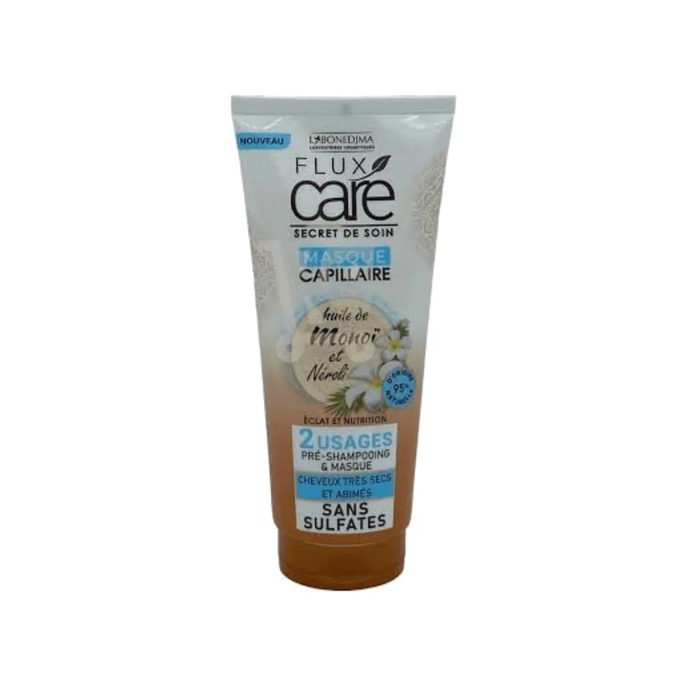 Flux Care Masque Capillaire Huile De Monoi & Neroli 2 Usages 200 Ml