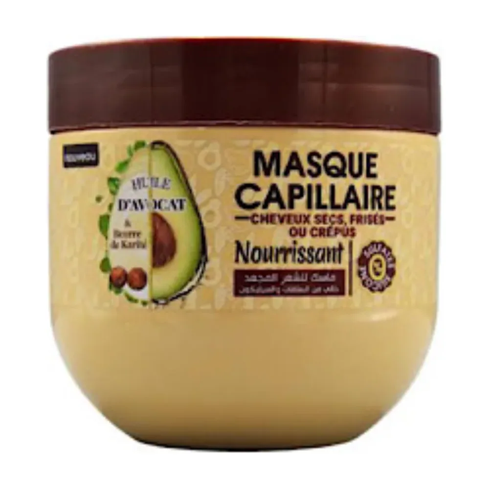 Flux Care Masque Capillaire Nourrissant 370Ml Boucle Definies