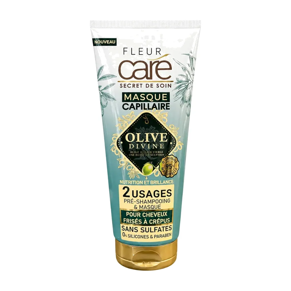 Flux Care Masque Capillaire Olive Divine 2 Usages 200 Ml