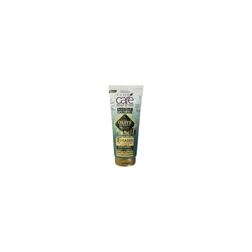 Flux Care Masque Et Pre-Shampooing Capilaire 200Ml Olive Divine