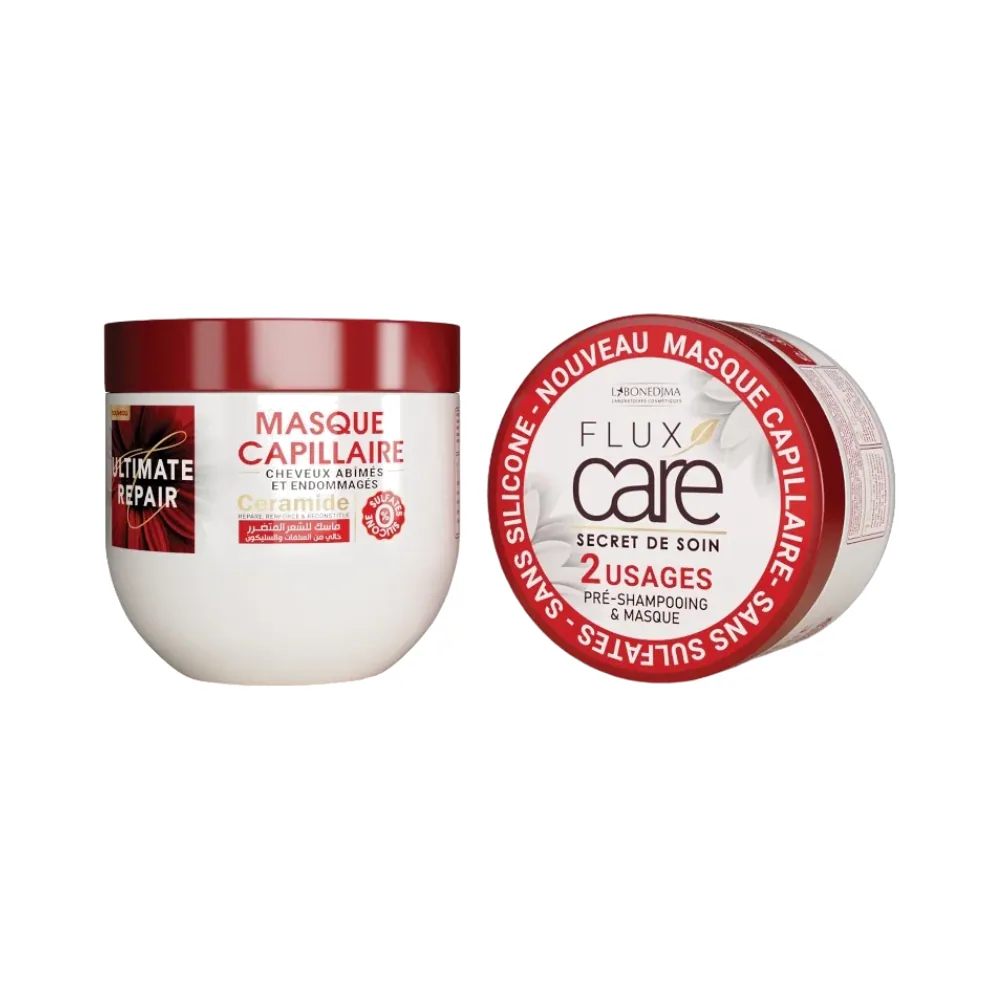 Flux Care Masque & Pré Shampooing Ceramide 370ml