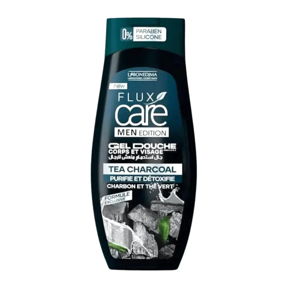 Flux Care Men Edition Gel Douche Tea Charcoal