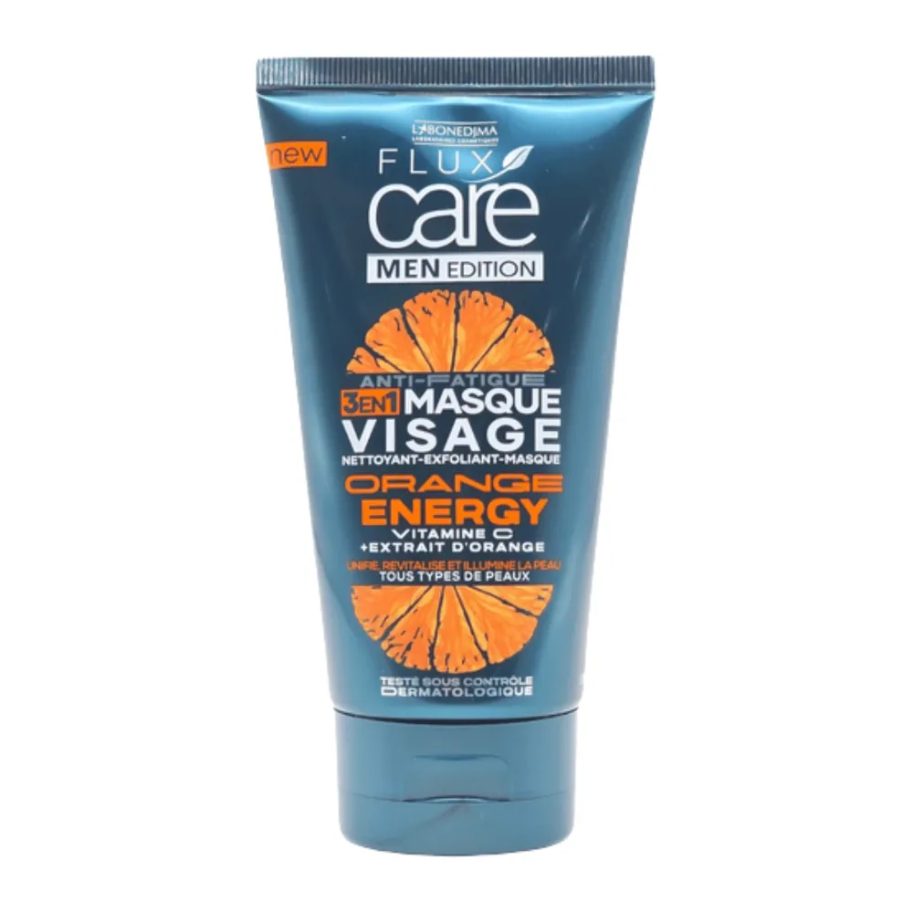 Flux Care Men Edition Masque Visage 150Ml Orange Energy